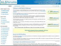 ALSForums - Screenshot - Homepage