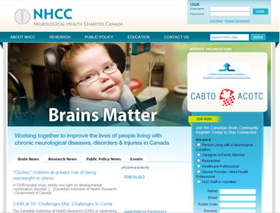 NHCC - Screenshot - Homepage